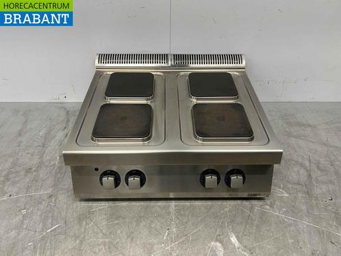 RVS Zanussi 4 pits Elektrisch fornuis kookplaat 4 zones 80, Zakelijke goederen, Horeca | Keukenapparatuur, Gebruikt, Ophalen of Verzenden