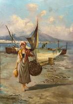 Mario Ciappa (1800-1900) - Acquaiola a Napoli