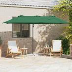 vidaXL Parasol Groen 372 x 198 x 243 cm Polyester en, Verzenden, Nieuw, 1 tot 2 meter