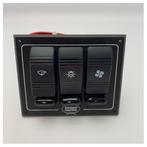 Bieden: Sessa Marine 3-function electrical 12V switch panel, Ophalen of Verzenden, Nieuw, Elektra en Verlichting, Zeilboot of Motorboot
