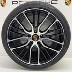 Porsche Panamera 971 21 Exclusive Design Sport zwart/alu set, Nieuw, 315 mm, 21 inch, Banden en Velgen