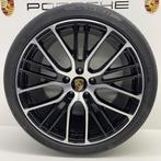 Porsche Panamera 971 21 Exclusive Design Sport zwart/alu set, Nieuw, 315 mm, 21 inch, Banden en Velgen