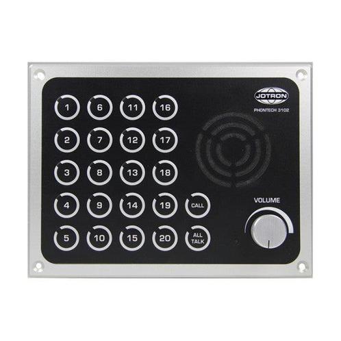 Bieden: Alphatron AlphaCall PH Intercom 20 line black - 321, Watersport en Boten, Navigatiemiddelen en Scheepselektronica, Nieuw