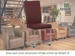 Leren eetkamerstoel Dry - Toledo Bordeaux (donkerrood) -, Huis en Inrichting, Stoelen, Nieuw, Leer, Ophalen of Verzenden, Rood
