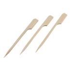 Hamburger prikkers bamboe smaakneutraal (100x)  9(l)cm, Verzenden, Nieuw in verpakking