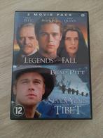 Dubbel DVD - Legends of the Fall - Seven Years In Tibet, Vanaf 12 jaar, Verzenden, Gebruikt, Drama