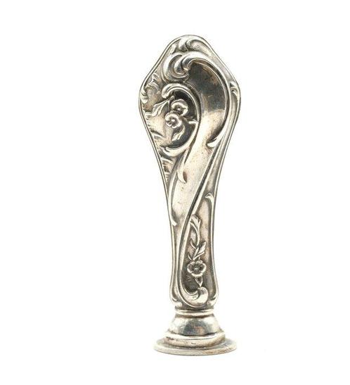 Figuur - Seal Stamp - .833 zilver, Antiek en Kunst, Antiek | Goud en Zilver