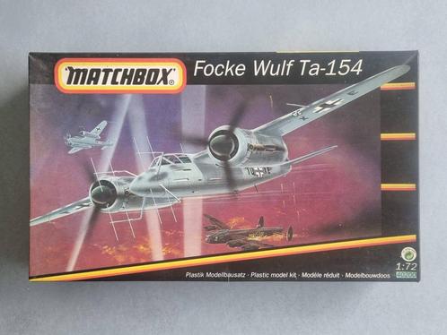 Matchbox 40200 Focke Wulf Ta-154 1:72, Hobby en Vrije tijd, Modelbouw | Vliegtuigen en Helikopters, Verzenden