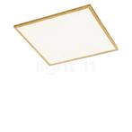 Helestra Rack Plafondlamp LED, bladgoud - vierkant, Verzenden, Nieuw