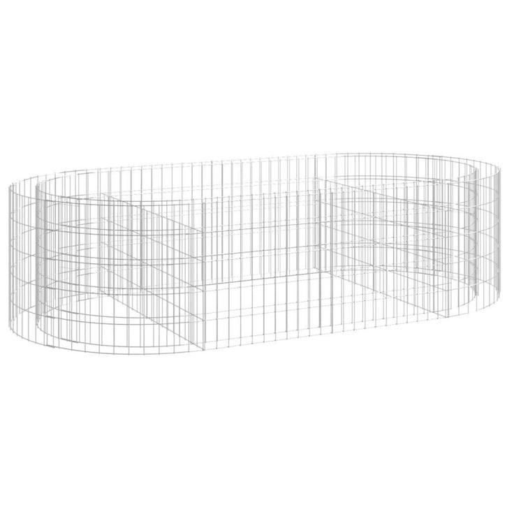 Gabion Plantenbak 200x100x50 | OP = OP!, Tuin en Terras, Bloembakken en Plantenbakken, 30 tot 60 cm, 100 cm of meer, Tuin, Rechthoekig