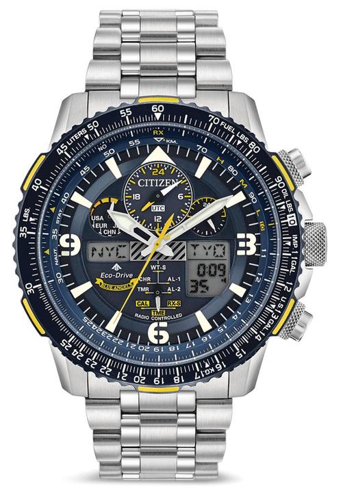 Citizen JY8078-52L Promaster Sky Blue Angels horloge, Sieraden, Tassen en Uiterlijk, Horloges | Heren, Staal, Nieuw, Staal, Citizen