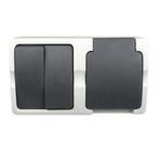 Ratio Dubbele schakelaar en stopcontact - spatwaterdicht..., Doe-het-zelf en Verbouw, Elektra en Kabels, Ophalen of Verzenden