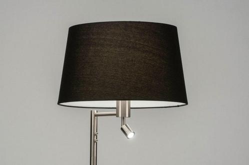 Rietveld Vloerlampen - Zwart, Staalgrijs - Staal, Stof, Meta, Huis en Inrichting, Lampen | Vloerlampen, Verzenden
