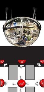 Bolle Spiegel 360° - Acryl - Binnen - BM 80 - 3, Verzenden