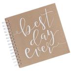 Gastenboek Best Day Ever 21cm, Hobby en Vrije tijd, Nieuw, Verzenden