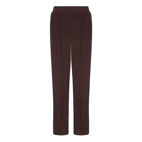 -30% Esqualo  Esqualo Broek f24-05507 chocolate  maat M, Kleding | Dames, Broeken en Pantalons, Bruin, Nieuw, Verzenden