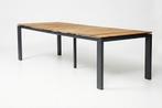SUNS Savona tuintafel matt royal grey met teak blad 220 x, Ophalen of Verzenden, Nieuw