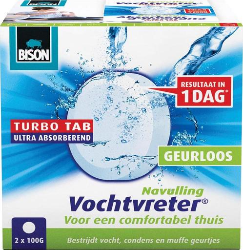 Bison vochtvreter ambiance tab 2x 100 gr, neutraal, Doe-het-zelf en Verbouw, Overige Doe-het-zelf en Verbouw, Nieuw, Verzenden