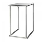 Statafel | Aluminium/Volkern | Wit | 70 x 70 x 110 cm, Verzenden, Nieuw in verpakking