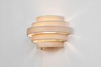 Rietveld Wandlampen - Beige, Zand - Stof, Metaal, Huis en Inrichting, Lampen | Wandlampen, Verzenden, Nieuw