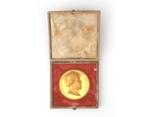 Een gouden academische prijspenning, Nederland, 1870, Antiek en Kunst, Curiosa en Brocante