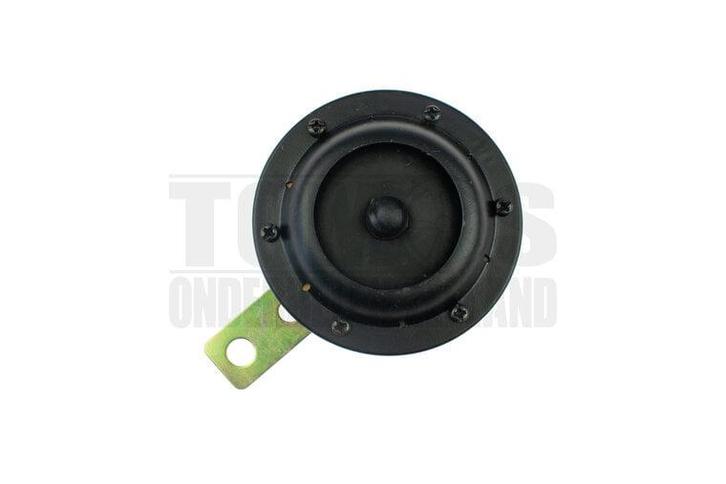 Claxon 12V 76mm AC Wisselspanning Zwart, Fietsen en Brommers, Brommeronderdelen | Algemeen, Nieuw, Ophalen of Verzenden