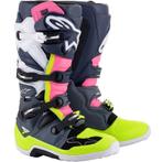 Crosslaarzen Alpinestars Tech 7 Roze/ Fluo Geel – AANBIEDING, Nieuw met kaartje, Motorcrosskleding, Alpinestars