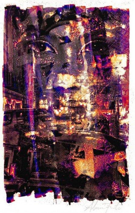 Vhils (1987) - Dissipate, Antiek en Kunst, Kunst | Designobjecten