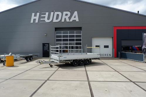 Gebruikte Hulco Medax-3 plateauwagen 3500kg 405x203cm, Auto diversen, Aanhangers en Bagagewagens, Gebruikt