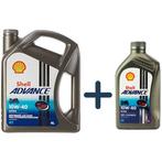Shell Aanbieding: Advance 4T Ultra 10W40 5L = 4L + 1L, Verzenden