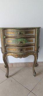 Nachtkastje - Verguld hout, Firenze - Nachtkastje Fiorentino, Antiek en Kunst, Curiosa en Brocante