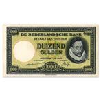 1000 Gulden Willem de Zwijger 1945 ZFr+, Postzegels en Munten, Bankbiljetten | Nederland, Verzenden