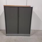 Ahrend roldeurkast grijs - 145x120x45 cm, Antiek en Kunst, Ophalen of Verzenden