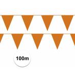 Prijsvoordeel vlaggenlijnen oranje 100 meter - Oranje stra..