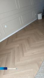 pvc vloer visgraat laminaat 750x150 click pvc eiken vloer, Visgraat PVC Click Vloeren, 75 m² of meer, Nieuw, Ophalen of Verzenden