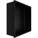 Inbouwnis - Leoni Nima - 30x30x10cm - Mat Zwart, Ophalen of Verzenden, Nieuw, Rvs
