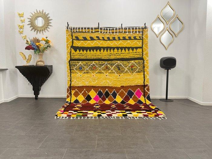 Berber, Wollen Azilal-vloerkleed - Tapijt - 258 cm - 187 cm, Huis en Inrichting, Stoffering | Tapijten en Kleden