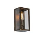 Vintage wandlamp antiek goud 26 cm IP44  - Charlois, Tuin en Terras, Buitenverlichting, Nieuw, Minder dan 50 watt