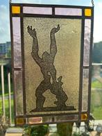 Glas-in-loodraam - 1960-1970 - De Verwoeste Stad, Antiek en Kunst