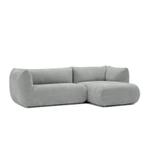 Loungebank Veendam - loungebanken - Zilver, Nieuw, 125 tot 150 cm, Stof, 250 tot 300 cm
