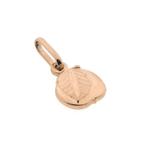 Roségouden hanger van een appel met blad (Hanger of bedel), Ophalen of Verzenden, Gebruikt, Goud, Overige merken