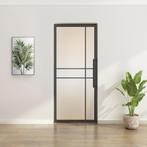 Stalen taatsdeur - 6 Vlaks - Mat glas - Luxe design, 80 tot 100 cm, Overige typen, Nieuw, Metaal
