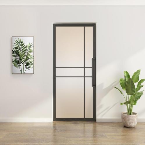 Stalen taatsdeur - 6 Vlaks - Mat glas - Luxe design, Doe-het-zelf en Verbouw, Deuren en Horren, Nieuw, Metaal, Overige typen, 200 tot 215 cm