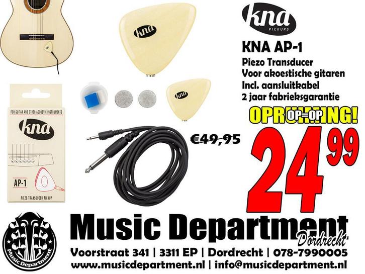 Je akoestische gitaar versterken? | KNA Piezo Tranducer Set, Muziek en Instrumenten, Snaarinstrumenten | Gitaren | Akoestisch