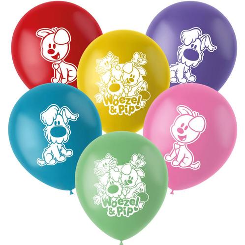 Woezel En Pip Ballonnen 6st, Hobby en Vrije tijd, Feestartikelen, Nieuw, Verzenden