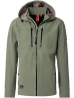 Casa Moda Softshell Jas Met Stretch En Afneembare Capuchon, Kleding | Heren, Verzenden, Nieuw, Groen