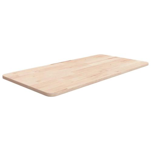 vidaXL Wastafelblad 80x40x1,5 cm onbehandeld massief, Huis en Inrichting, Keuken | Keukenelementen, Bruin, Nieuw, Verzenden
