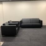 Bert Plantagie complete zithoek, 2,5 zitsbank + 2x fauteuil,, Ophalen of Verzenden, Gebruikt, Leer