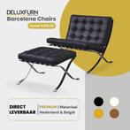 Barcelona Chair | Vanaf €429,- | Diverse kleuren | PREMIUM, Verzenden, Nieuw, Leer, Barcelona Chair