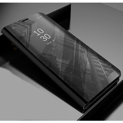 Huawei Honor 10 Smart Spiegel Flip Case Cover Hoesje Zwart, Telecommunicatie, Mobiele telefoons | Hoesjes en Frontjes | Overige merken